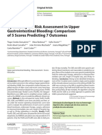 Optimizing The Risk Assessment in Upper Gastrointe