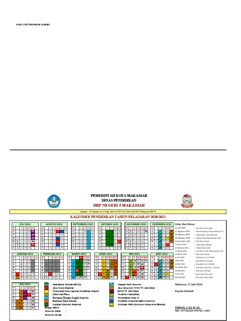 KALENDER PENDIDIKAN | PDF