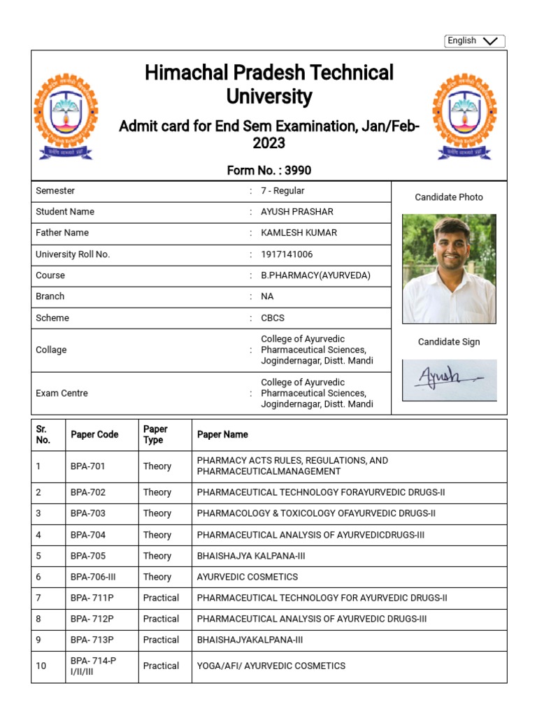 Himachal Pradesh Technical University