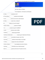 Deutsch Lernen - Übung - Regelmäßige Verben - A1 - Konjugation