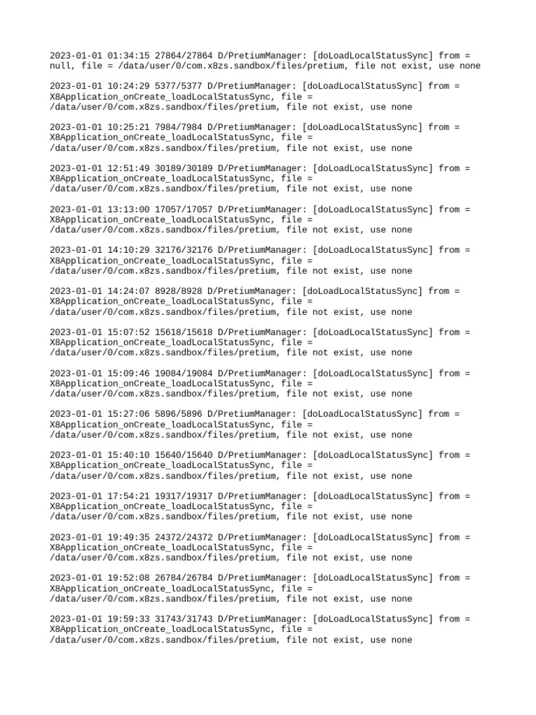 Com x8zs Sandbox Log | PDF