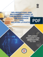 Deliberations Recommendations