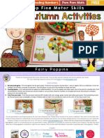 Fine Motor Activities Fall Fairy Poppins