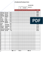 Fundamental B Attendence Sheet