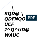 BD/ KQD@ / Qdfnqo@ UCF J Q UD@ Wauc