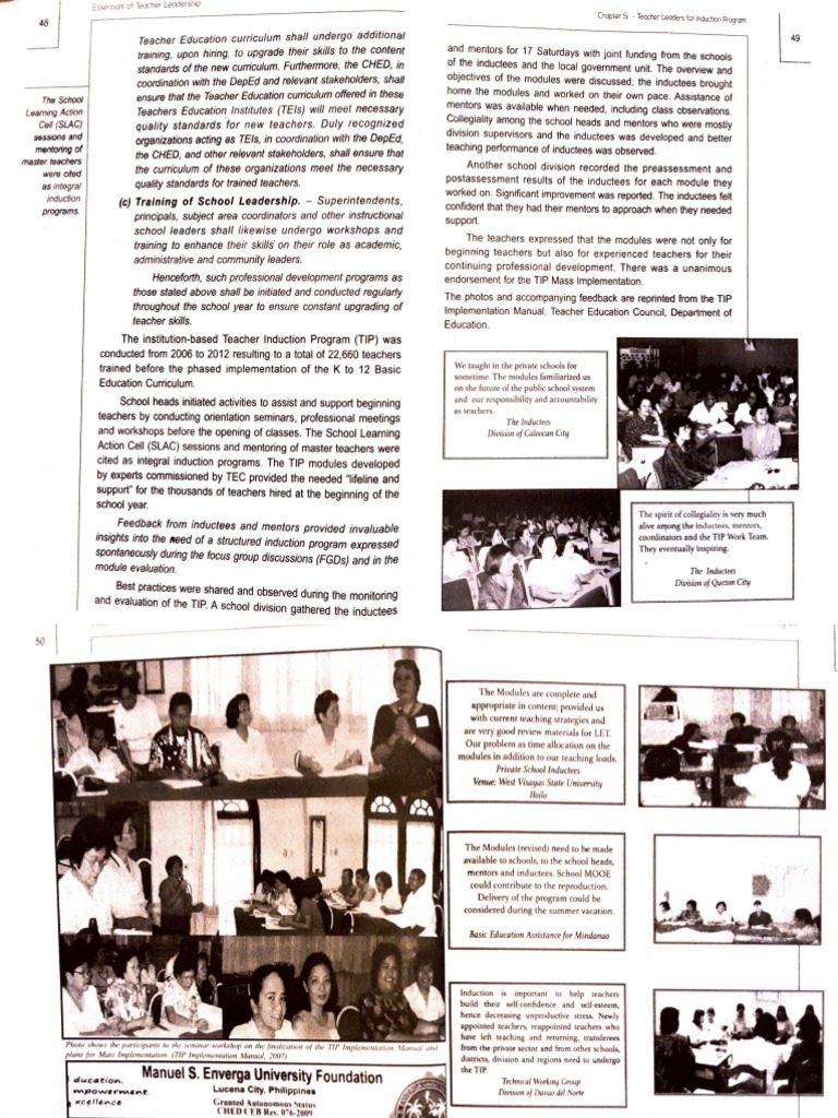 Teacher Leadership in Induction Programs | PDF | Teachers | Teaching Method