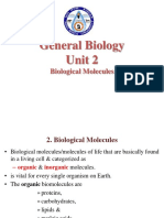 Unit 2 Biological Molecules