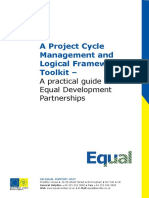 Project Cycle Management and Logical Framework Toolkit Guide