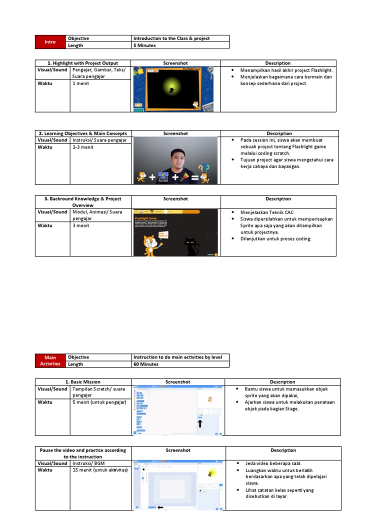Proyek Game Flashlight dengan Scratch | PDF