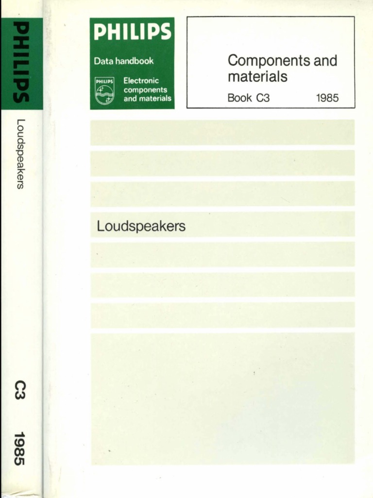 1985 C03 Philips Loudspeakers PDF Loudspeaker Vacuum Tube