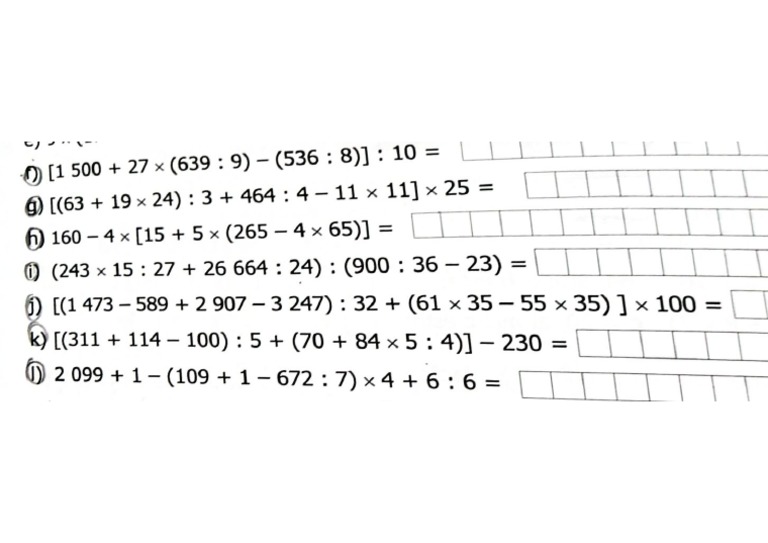 Exerciti Matematica Clasa A 4 | PDF