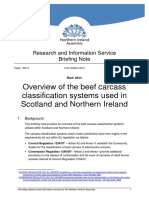 Overview of The Beef Carcass Classification Systems Used in Scotland and Northern Ireland