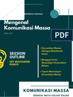 Komunikasi Massa (1) - Mengenal Komunikasi Massa