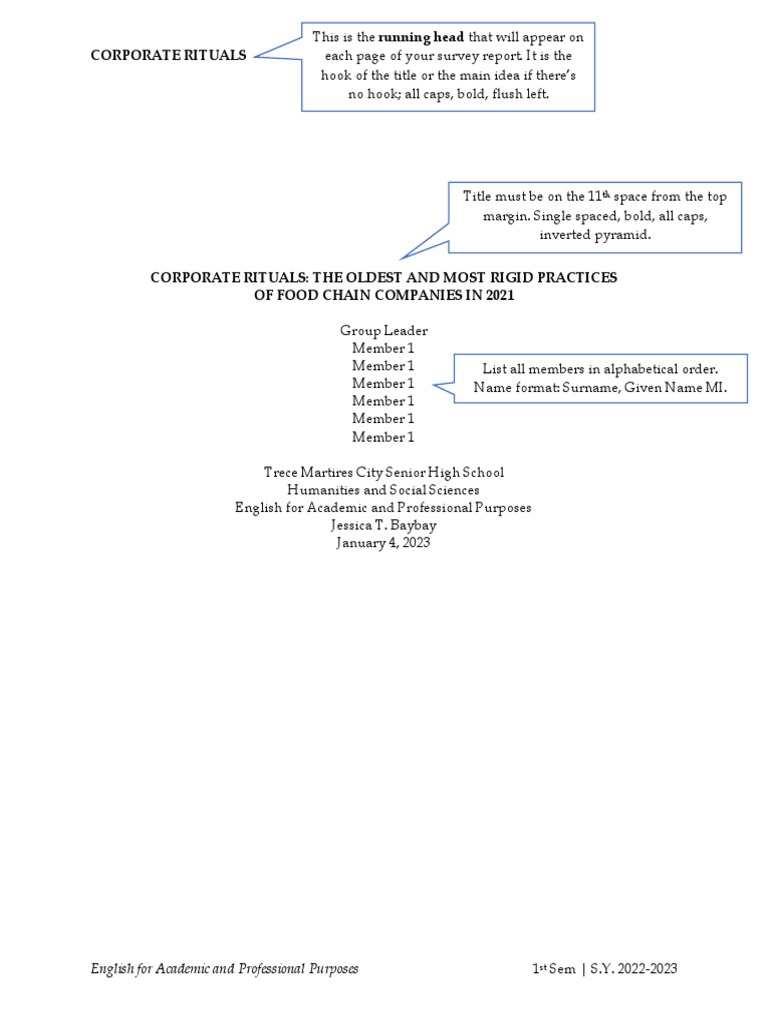 Survey Report Template | PDF | Survey Methodology | Data Analysis