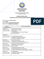 Carrie Brigada Eskwela Accomplishment Report 2022... Sual