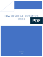 How Do Car Defrosters Work