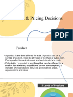 Product & Pricing Decisions Unit 2