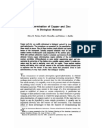 Determination of Copper and Zinc