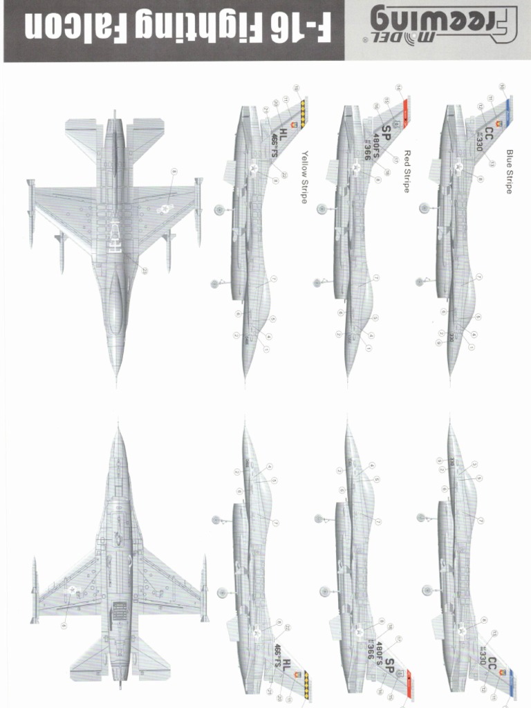 F16 Decal Layout PDF