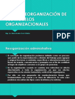 Reorganización organizacional: procesos, estrategia y cambio