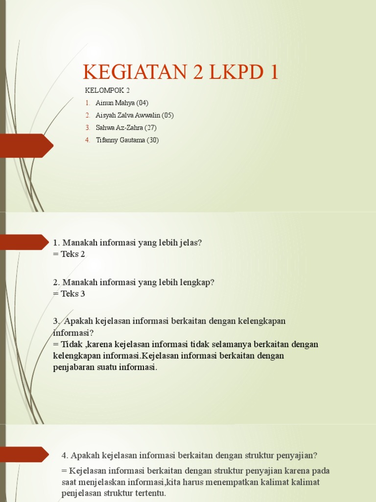 Kegiatan 2 LKPD 1 | PDF | Sains & Matematika