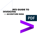 Accenture Supplier Guide To Invoicing India