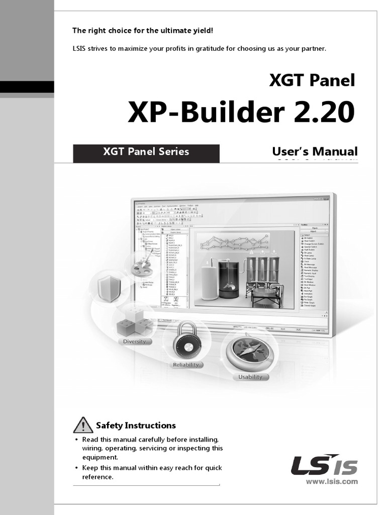 XGT Panel XP-Builder User Manual | PDF | Installation (Computer ...