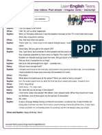 Gs Past Simple Irregular Verbs - Transcript 0