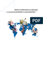 Norme Referitoare La Informarea Și Educarea În Domeniul Protecției Consumatorilor - Priminciuc Vitalia, GR - SA2101