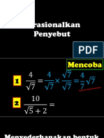 Bab 1. (Ke 4) Merasionalkan Penyebut