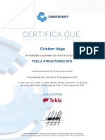 Formación Tekla Structures STD - Cristian Vega