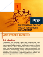 Human Resources Management: The Strategic Role of