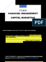 Tybaf - Capital Budgeting