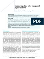 The Role of Nasopharyngectomy in The Management of Nasopharyngeal Carcinoma