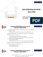 RING RING QTK-GE504GW-DX-XPON Pppoe Configuration