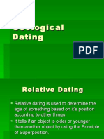 Topic 10 Geological Dating (Relative and Absolute)