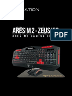 GAMDIAS ARES M2 gaming keyboard and mouse quick install guide