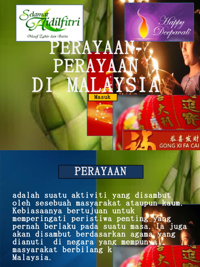 Perayaan Di Malaysia  PDF