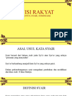 Puisi Rakyat Syair