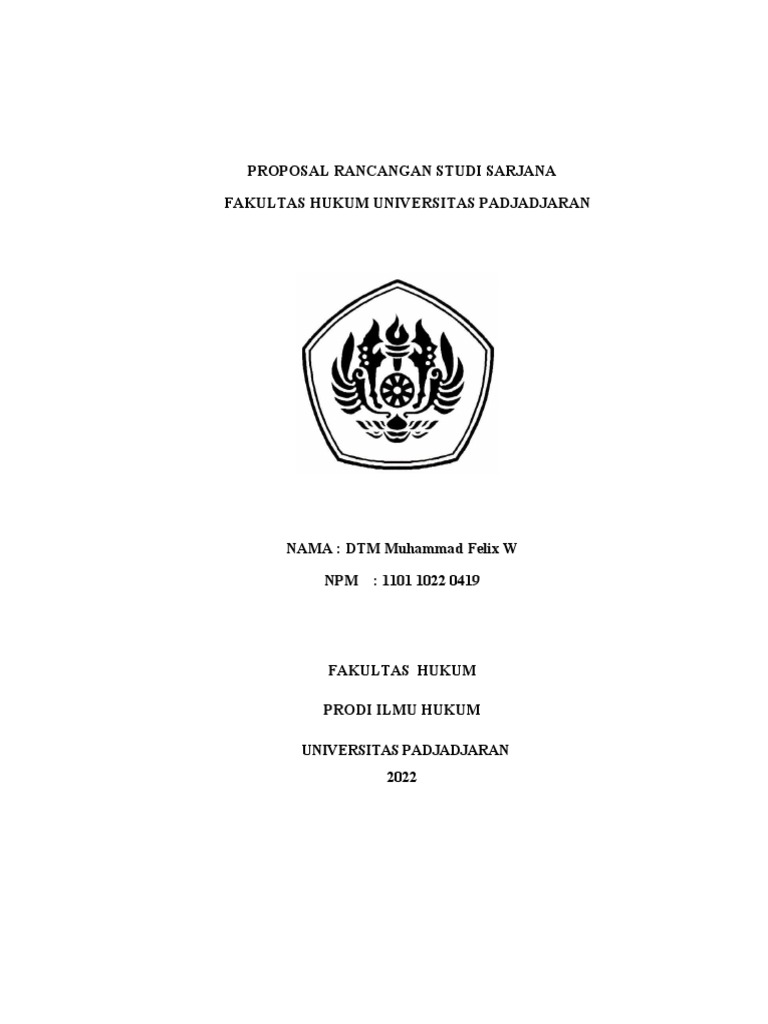 Proposal Rancangan Studi Yurid Audina Ipb University | PDF