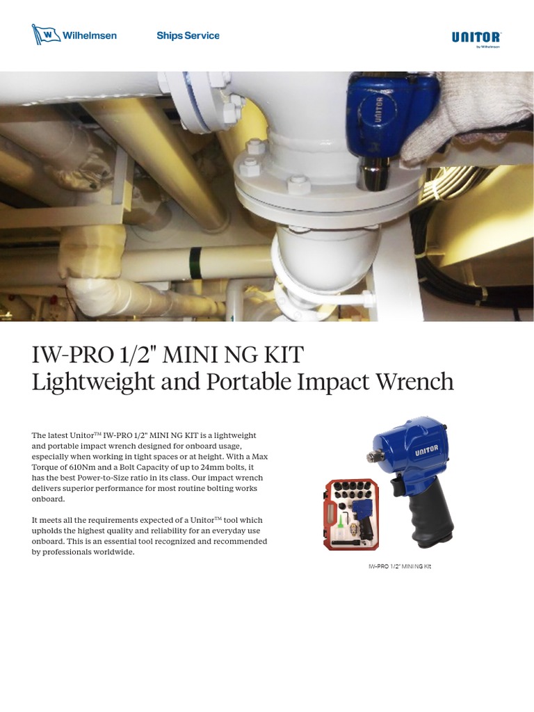 UNITOR Impact Wrench Flyer | PDF