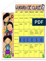 Horario6 ° B 2022-2023