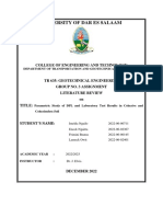 Group 3 - Parametric Study of DPL and Laboratory Test Results