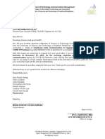 CIO Letter of Request