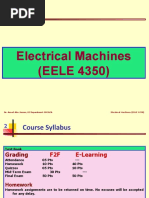 Electrical Machines Syllabus