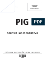 Politika I Gospodarstvo: DRŽAVNA MATURA ŠK. GOD. 2021./2022