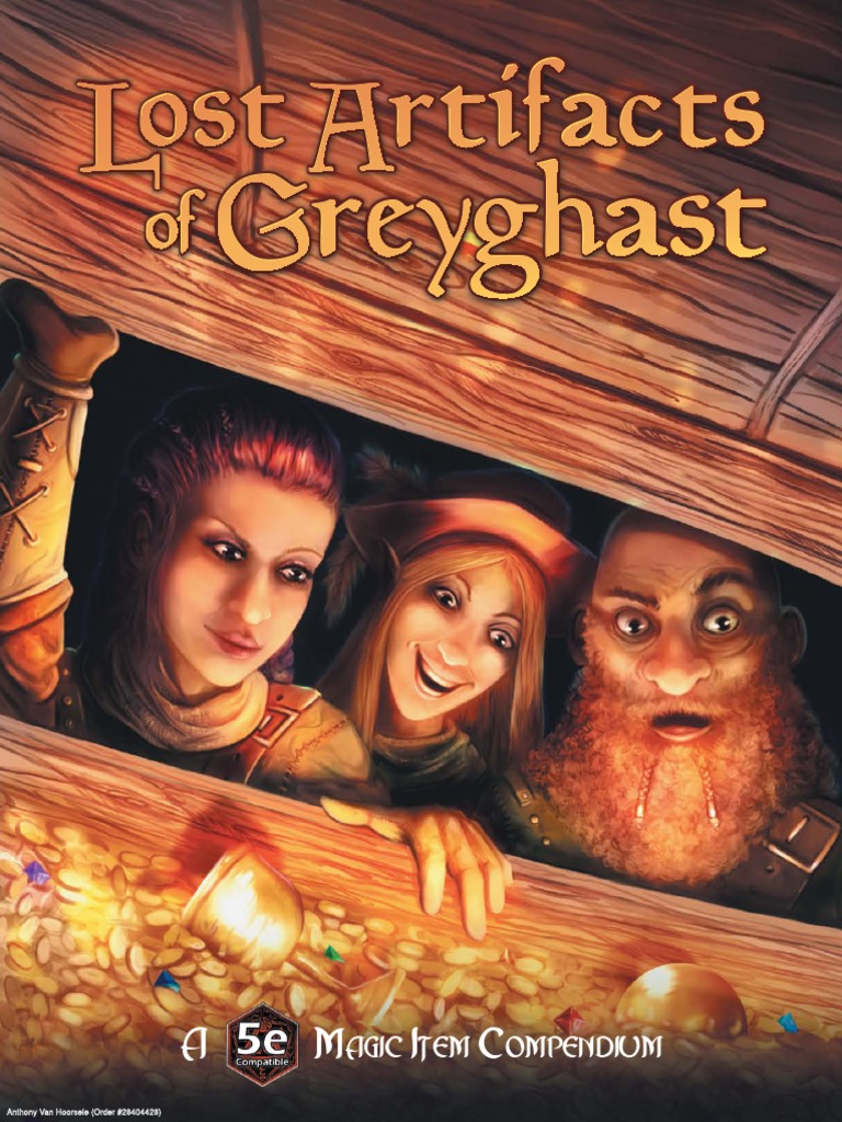 Lost artifacts of greyghast a 5e magic item compendium pdf