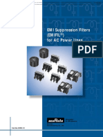 Emi Suppression Filters (Emifilr) For Ac Power Lines: Cat - No.C09E-12