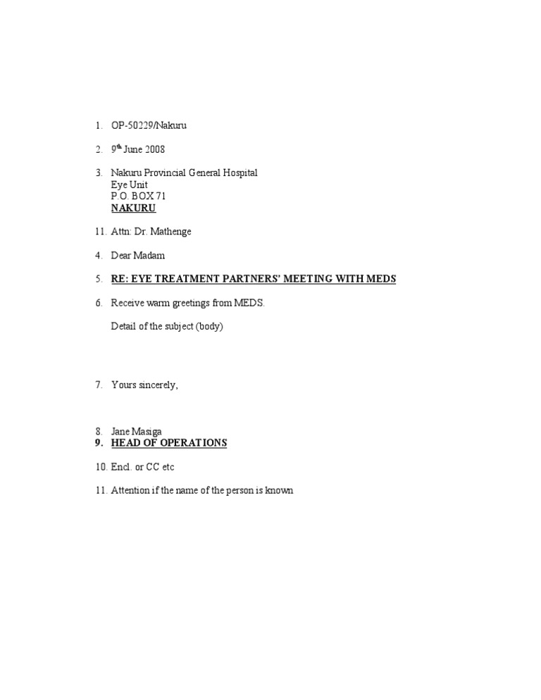 Eye Treatment Meeting Notice - MEDS | PDF | Science & Mathematics