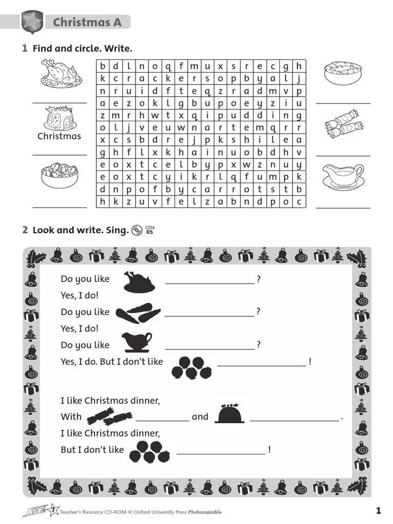 Christmas Worksheet | PDF